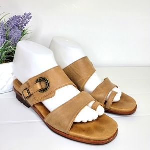 Ariat Kaley Tan Leather Comfort Slide Sandal 8